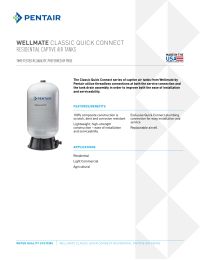 WellMate WM-9 Well Pressure Tank 30 gal. Manual