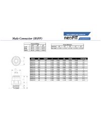 NeoFit - Acetal Gray Male Connector- 3/8