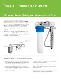 Viqua VH410-F20 UV System Powered By Sterilight 18 gpm Manual