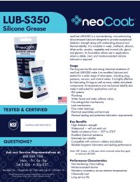 neoCoat Silicone Grease - 85 gram tube Manual
