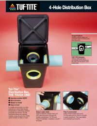 TUF-TITE 2 Hole Drain Sump box, 14