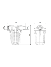 Grundfos 99725185 Inlet filter - 250micron NPT(F)1xNPT(M) Manual