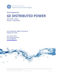 GE Water 100 gpm RO Demineralization Water Treatment Plant 380v / 50 Hz Manual