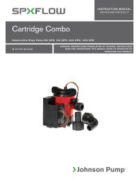 Johnson Cartridge Combo - Submersible Bilge Pump 1000 GPH Manual