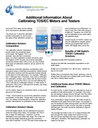 HM Digital C342 TDS and EC Calibration Solution - 342 ppm NaCl 3oz/89mL Manual