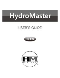 HM Digital SP-C5 TDS/EC Replacement Probe for HydroMaster HM-500 Manual