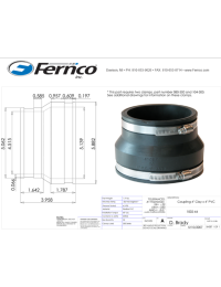 Flexible Coupling by Fernco 4x4